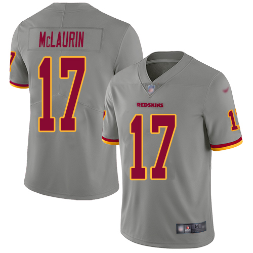 Washington Redskins Limited Gray Men Terry McLaurin Jersey NFL Football #17 Inverted Legend